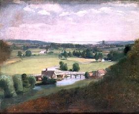 The Valley of the Stour with Dedham in the Distance 1836-37