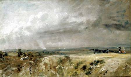 View on Hampstead Heath von John Constable