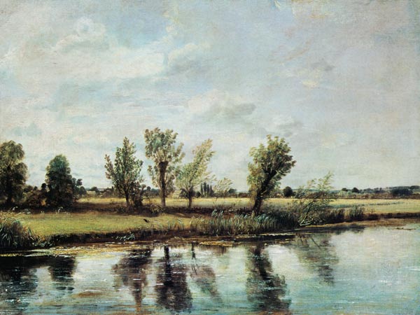Wasserwiesen nähern sich Salisbury von John Constable