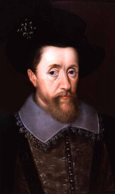 Portrait of James VI of Scotland and I of England (1566-1625) von John de Critz