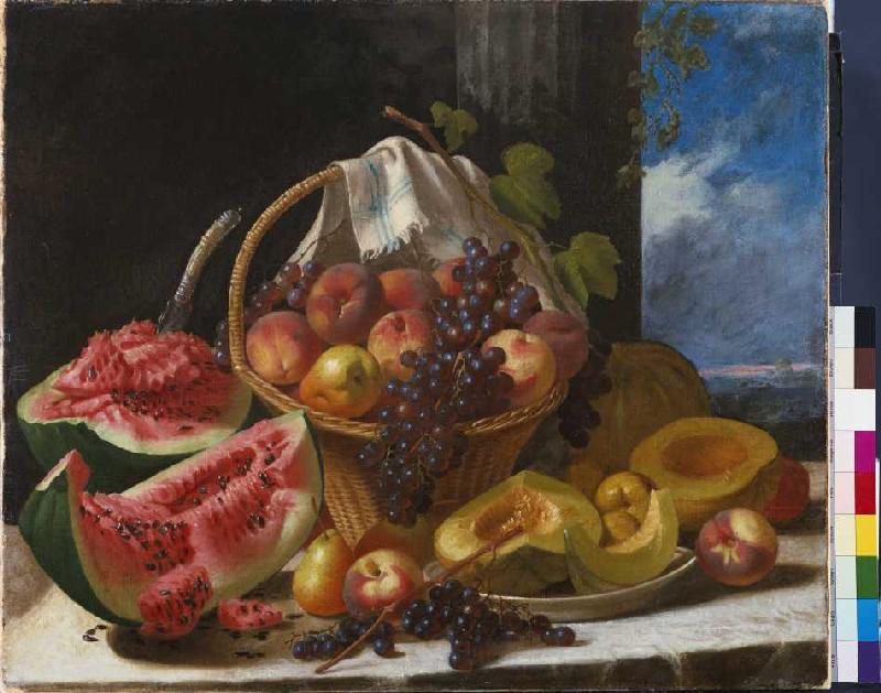 Stillleben mit Früchten. von John Francis