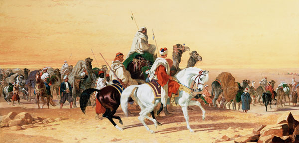 An Arab caravan von John Frederick Herring d.Ä.