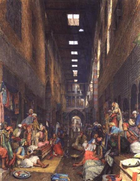 The Cairo Bazaar von John Frederick Lewis