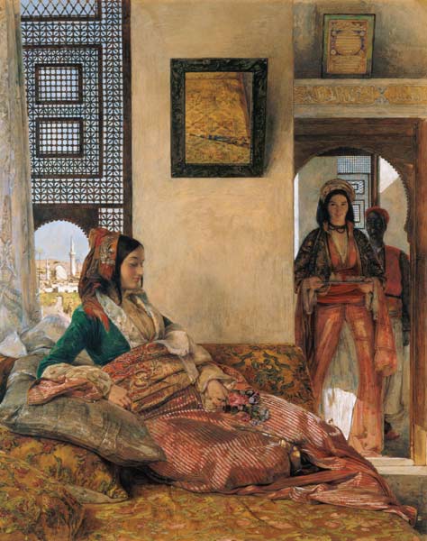 Life in the harem, Cairo von John Frederick Lewis