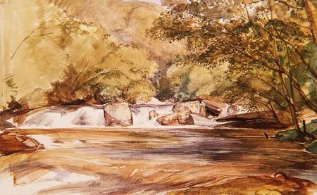 A Pool and Scottish River von John Frederick Lewis