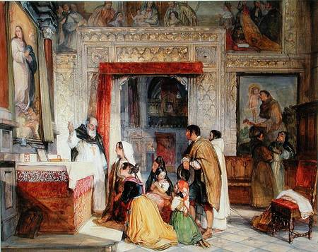 The Sacristy of Toledo Cathedral von John Frederick Lewis