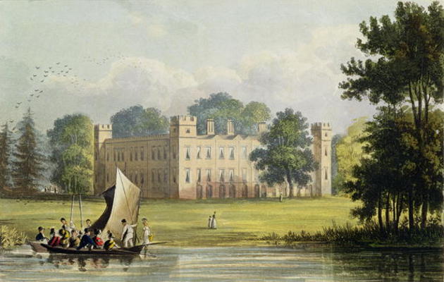 Sion house, from R. Ackermann's (1764-1834) 'Repository of Arts', published in 1823 (colour engravin von John Gendall