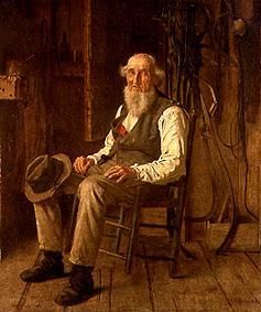 Alter amerikanischer Farmer von John George Brown