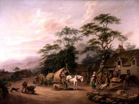 A Country Scene in Ireland von John George Mulvany