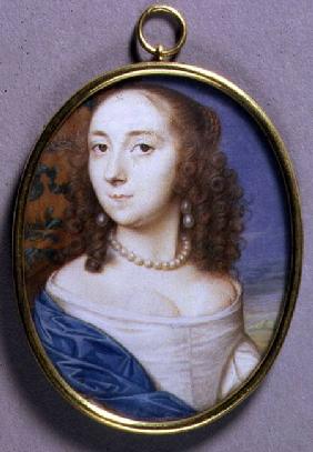 Portrait Miniature of Lady Margaret Coventry 1655  on