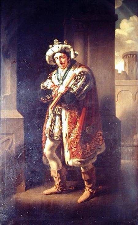 Edmund Kean (1787-1833) as Richard III von John James Halls