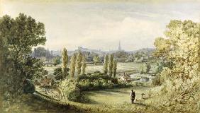 Norwich from Crown Point 1868  on