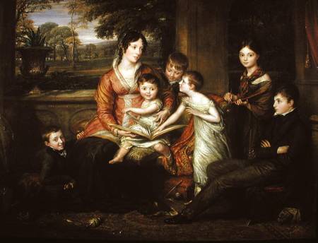 Lady Torrens and Her Family von John Linnell