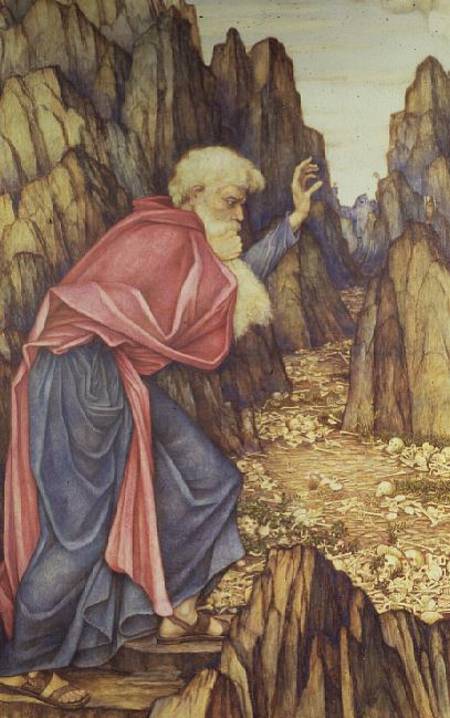 The Vision of Ezekiel von John Roddam Spencer Stanhope