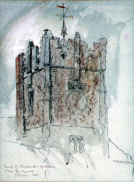 The Tower of Trinity Church, Richmond von John Ruskin