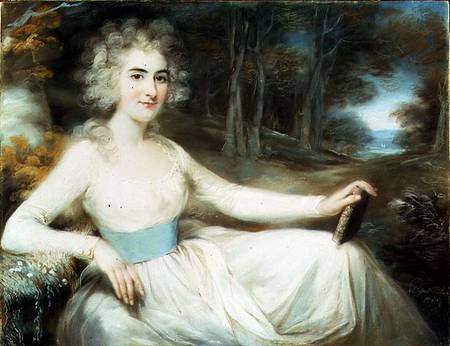 Portrait of Miss Harriet Read von John Russell