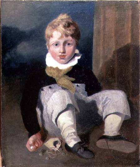 Boy at Marbles (Henry Cotman) von John Sell Cotman