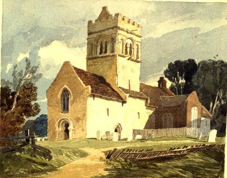 Gillingham Church, Norfolk von John Sell Cotman