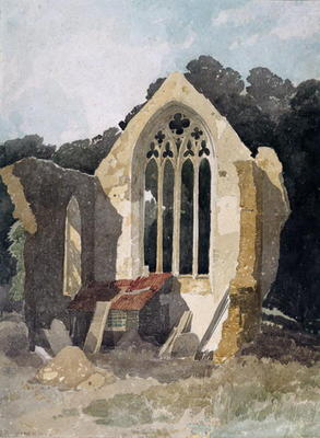 The Refectory at Walsingham Priory (w/c on paper) von John Sell Cotman