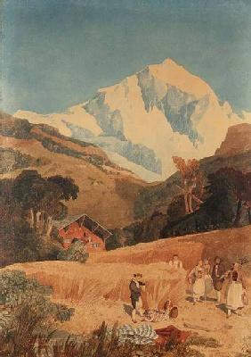 View of the Jungfrau-Horn 1809  on