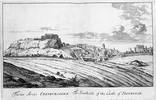 The Southside of the Castle of Edinburgh, from ''Theatrum Scotiae'' John Slezer von John Slezer