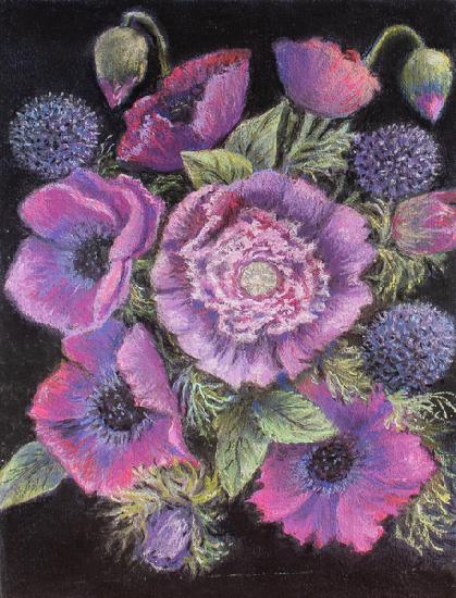 Anemones and thistles 1998