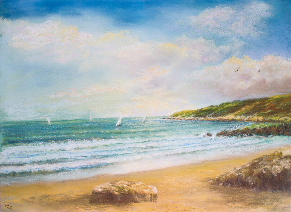 Devon Seascape von Margo Starkey