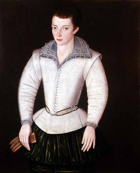 Portrait of a Boy von John the Elder Decritz