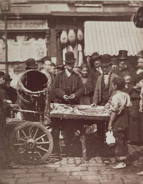 Cheap Fish of St. Giles, from ''Street Life in London'', 1877-78 (woodburytype)  von John Thomson
