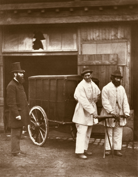 Public Disinfectors, from ''Street Life in London'', 1877-78 (woodburytype)  von John Thomson