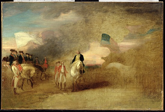 Surrender of Cornwallis at Yorktown von John Trumbull