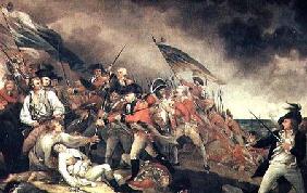 The Death of General Warren at the Battle of Bunker Hill in 1775 painted c.