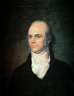 Aaron Burr (1756-1836) Vice President of the USA, c.1802 (oil on canvas) 1889
