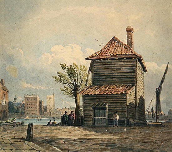 The Horse Ferry, Millbank von John Varley