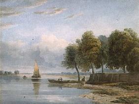 A View of the Thames at Millbank 1815