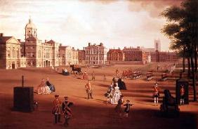 The 2nd Footguards (Coldstream) on Parade at Horse Guards' c.1750