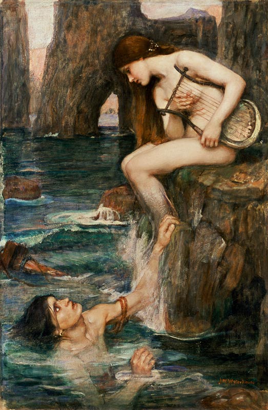 The Siren von John William Waterhouse