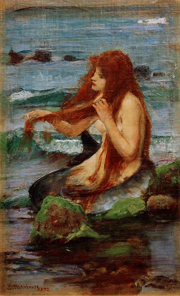 A Mermaid, 1892 von John William Waterhouse