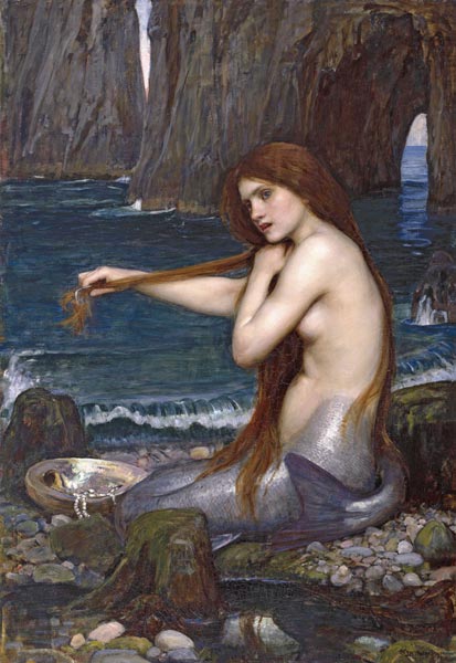 Seejungfrau von John William Waterhouse