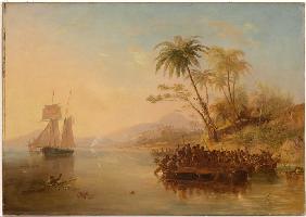 Die Rettung von William D'Oyly 1841