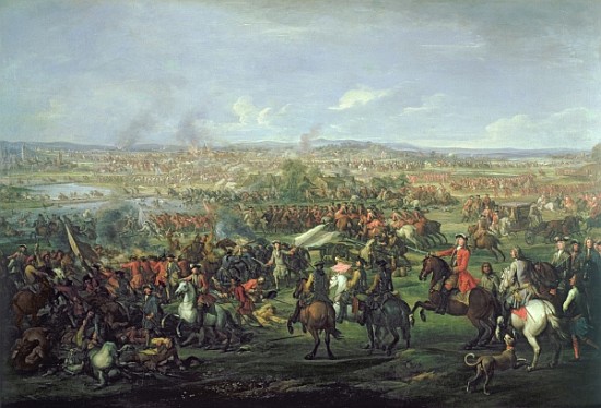 The Battle of Blenheim on the 13th August 1704, c.1743 (see 195676 for detail) von John Wootton