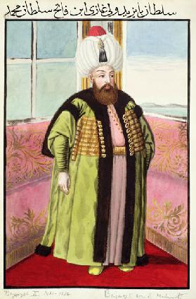Bajazet (Bayezid) II (c.1447-1512) called 'Adli', the Just, Sultan 1481-1512, from 'A Series of Port 1808