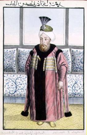 Mustapha II (1664-1703) Sultan 1695-1703, from 'A Series of Portraits of the Emperors of Turkey' 1808