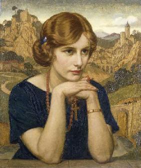 Porträt einer Frau (Enigma) 1923