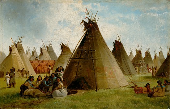 Prairie Indian Encampment von John Mix Stanley