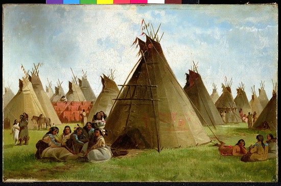 Prairie Indian Encampment von John Mix Stanley