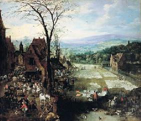 Market and Bleaching Ground 1620-22