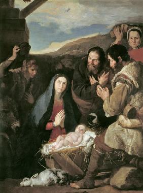 J.de Ribera / Adoration of the sheperds