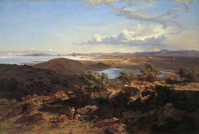 The Valley of Mexico from Sta. Isabel Hill 1875