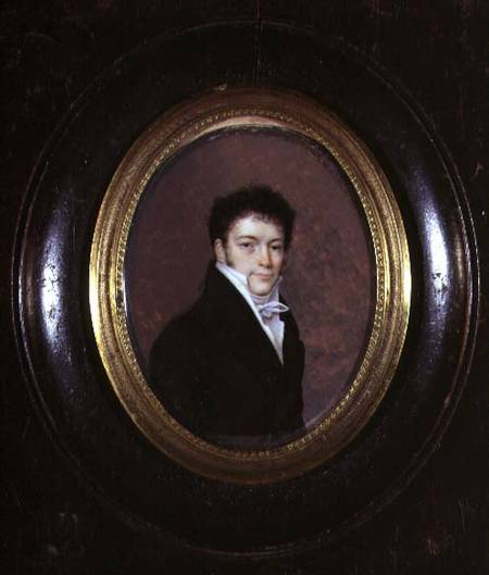 Portrait Miniature of a Gentleman von Joseph Bordes